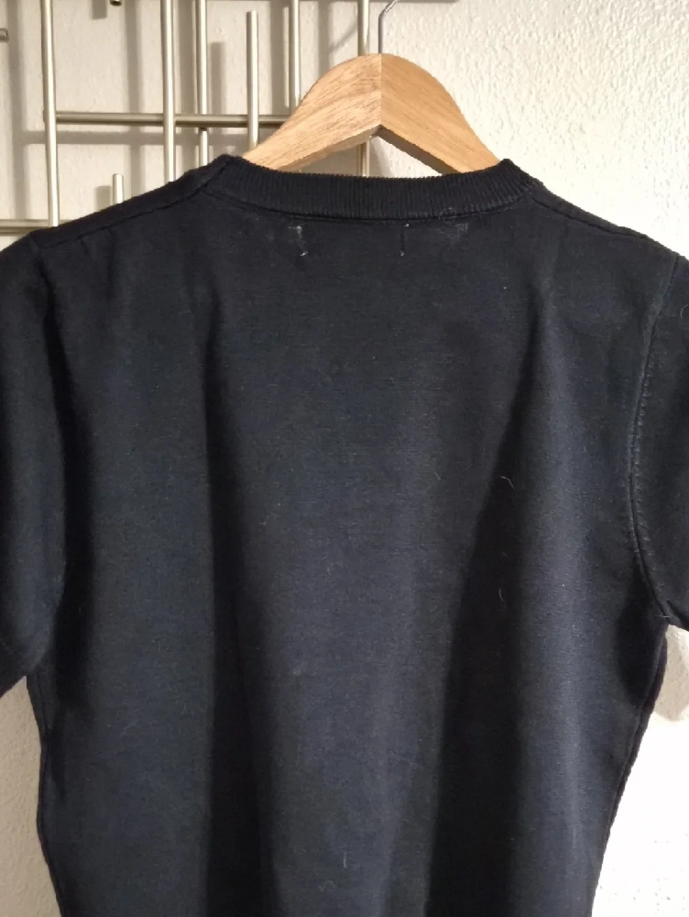 Ami Alexandre Mattiussi Black Crewneck Sweater with Red Heart A Logo - Picture 4 of 4